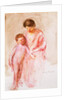 Woman with a Nude Boy at her Side by Mary Stevenson Cassatt