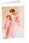 Woman with a Nude Boy at her Side by Mary Stevenson Cassatt