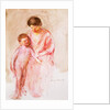 Woman with a Nude Boy at her Side by Mary Stevenson Cassatt