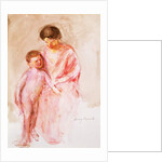 Woman with a Nude Boy at her Side by Mary Stevenson Cassatt