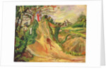 Hill with a Man on the Road by Chaim Soutine