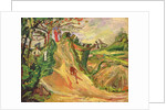 Hill with a Man on the Road by Chaim Soutine