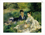 Two Women in the Park, 1875 by Pierre Auguste Renoir