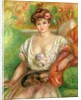 Misia Sert with a Lap Dog, c.1906 by Pierre Auguste Renoir