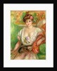 Misia Sert with a Lap Dog, c.1906 by Pierre Auguste Renoir