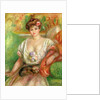 Misia Sert with a Lap Dog, c.1906 by Pierre Auguste Renoir