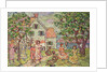 Beach and Two Houses, 1916-18 by Maurice Brazil Prendergast