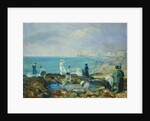 Figures on the Shore at Dieppe by William James Glackens