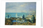 Figures on the Shore at Dieppe by William James Glackens