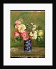 Roses in a Blue Vase by Pierre Auguste Renoir