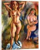 Two Nudes: One Standing, One Sitting, 1913 by Jules Pascin