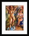 Two Nudes: One Standing, One Sitting, 1913 by Jules Pascin