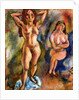 Two Nudes: One Standing, One Sitting, 1913 by Jules Pascin