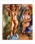 Two Nudes: One Standing, One Sitting, 1913 by Jules Pascin