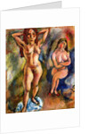 Two Nudes: One Standing, One Sitting, 1913 by Jules Pascin
