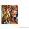 Two Nudes: One Standing, One Sitting, 1913 by Jules Pascin