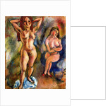 Two Nudes: One Standing, One Sitting, 1913 by Jules Pascin