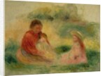 Woman with Two Children Sitting on the Ground, 1902-03 by Pierre Auguste Renoir