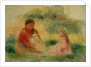 Woman with Two Children Sitting on the Ground, 1902-03 by Pierre Auguste Renoir