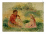 Woman with Two Children Sitting on the Ground, 1902-03 by Pierre Auguste Renoir