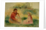 Woman with Two Children Sitting on the Ground, 1902-03 by Pierre Auguste Renoir