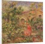Landscape with Woman and Dog, 1917 by Pierre Auguste Renoir