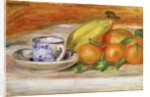 Fruit with Cup and Saucer, c.1913 by Pierre Auguste Renoir