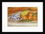 Fruit with Cup and Saucer, c.1913 by Pierre Auguste Renoir