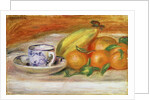 Fruit with Cup and Saucer, c.1913 by Pierre Auguste Renoir