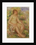 Seated Nude in Landscape, 1918 by Pierre Auguste Renoir