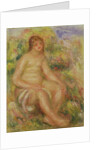 Seated Nude in Landscape, 1918 by Pierre Auguste Renoir