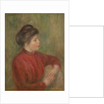 Woman Leaning Hands on Chair, 1891 by Pierre Auguste Renoir