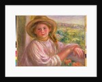 Girl on a Balcony at Cagnes, 1911 by Pierre Auguste Renoir