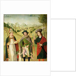 Three Saints: Bishop Saint, St. Roch and St. Sebastian, c.1460-80 by French School
