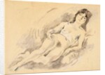 Reclining Nude by Jules Pascin