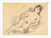 Reclining Nude by Jules Pascin