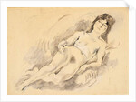 Reclining Nude by Jules Pascin