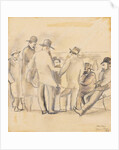 Group of Men, New York, 1918 by Jules Pascin