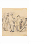 Group of Men, New York, 1918 by Jules Pascin