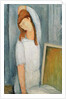 Portrait of Jeanne Hebuterne with her Left Arm Behind her Head by Amedeo Modigliani