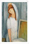 Portrait of Jeanne Hebuterne with her Left Arm Behind her Head by Amedeo Modigliani