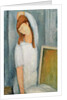 Portrait of Jeanne Hebuterne with her Left Arm Behind her Head by Amedeo Modigliani