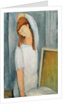 Portrait of Jeanne Hebuterne with her Left Arm Behind her Head by Amedeo Modigliani