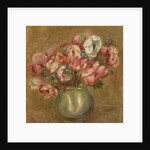 Flowers in a Green Vase, 1906 by Pierre Auguste Renoir