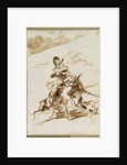Dogs Attacking a Man on a Mule by Francisco Jose de Goya y Lucientes