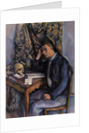 Young Man and Skull, 1896-98 by Paul Cezanne