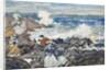 Rocks and Waves and Figures by Maurice Brazil Prendergast