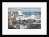 Rocks and Waves and Figures by Maurice Brazil Prendergast