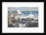 Rocks and Waves and Figures by Maurice Brazil Prendergast