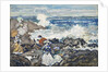 Rocks and Waves and Figures by Maurice Brazil Prendergast